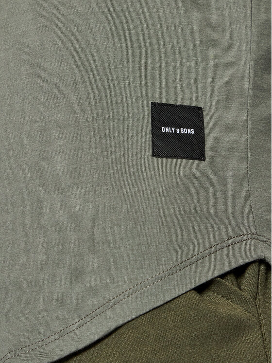 Only & Sons Only & Sons Тишърт Matt 22002973 Сив Regular Fit