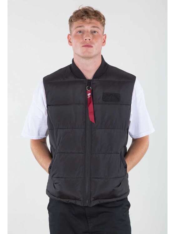 Alpha Industries Alpha Industries Kamizelka 118109 Czarny Regular Fit