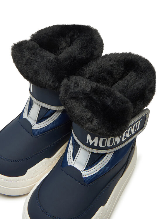 Moon Boot Moon Boot Μπότες Χιονιού Junior Park Strap 80D3440030 Σκούρο μπλε