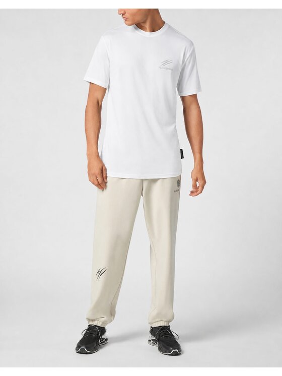 Plein Sport Plein Sport T-Shirt 31031 Biały Regular Fit