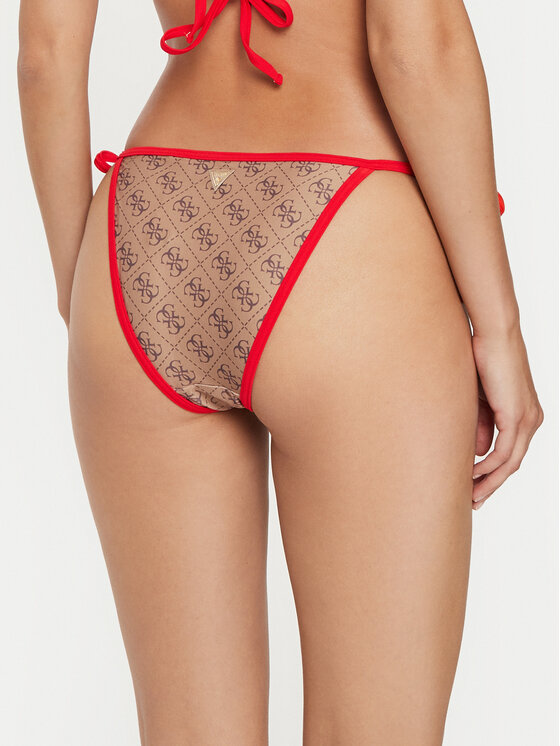 Guess Guess Spodní část bikin E4YO06 MC04R Hnědá