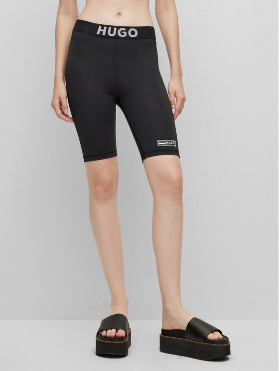 Hugo Cyklistické šortky 50488434 Čierna Skinny Fit