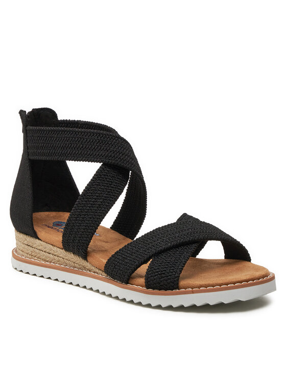 Skechers Skechers Sandały Skechers Desert Kiss - Desert Nights Czarny