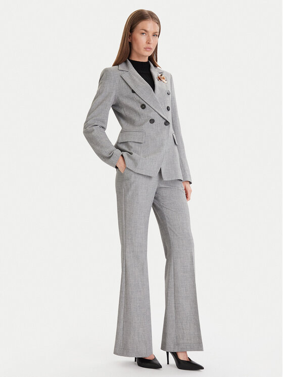 Maryley Maryley Giacca da abito 25IB139/M07/10GR Grigio Regular Fit