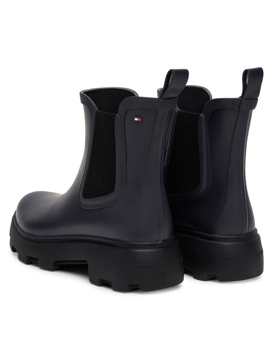 Tommy Hilfiger Tommy Hilfiger Gummistiefel Rubber Flag Cleated FW0FW08637 Dunkelblau