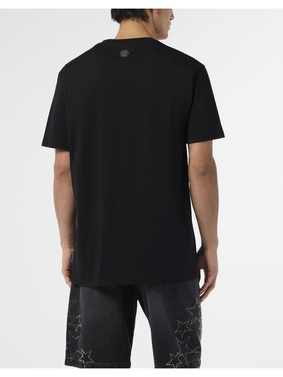 PHILIPP PLEIN PHILIPP PLEIN T-Shirt 29023 Czarny Regular Fit