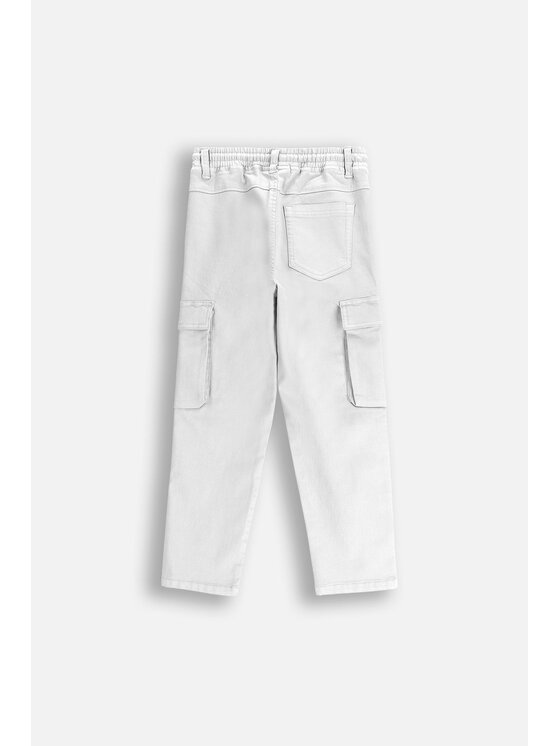 Coccodrillo Coccodrillo Kalhoty z materiálu WC5119101CBJ-019 Šedá Regular Fit