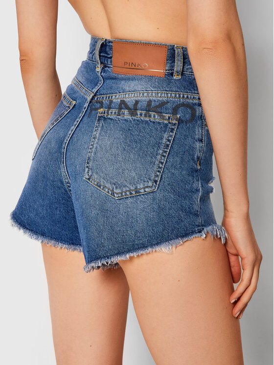 PINKO Pinko Дънкови шорти Los Angeles 1J10SG Y653 Син Regular Fit