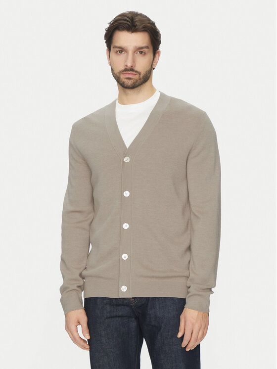 Selected Homme Selected Homme Kardigán Tray 16097127 Bézs Regular Fit
