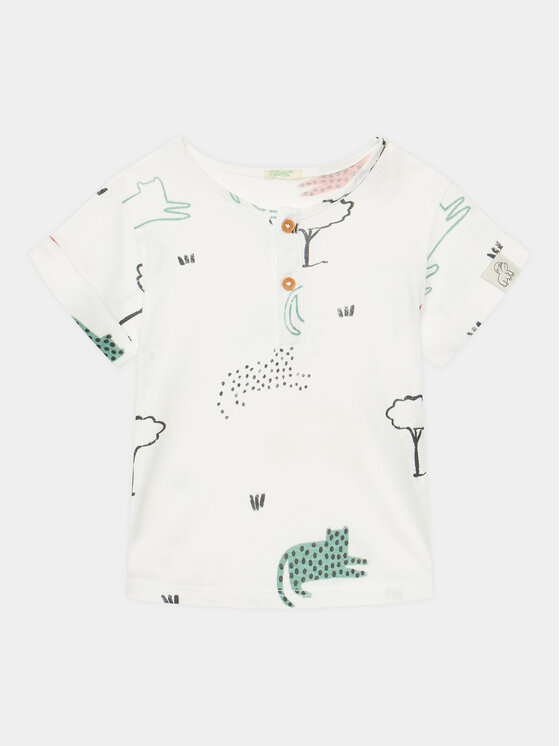 United Colors Of Benetton Tricou 3ZCTAQ00F Colorat Regular Fit