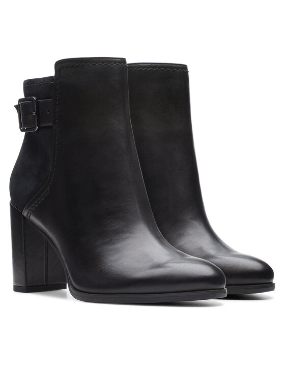 Clarks Clarks Μποτάκια Freva 85 Buckle 26174749 Μαύρο