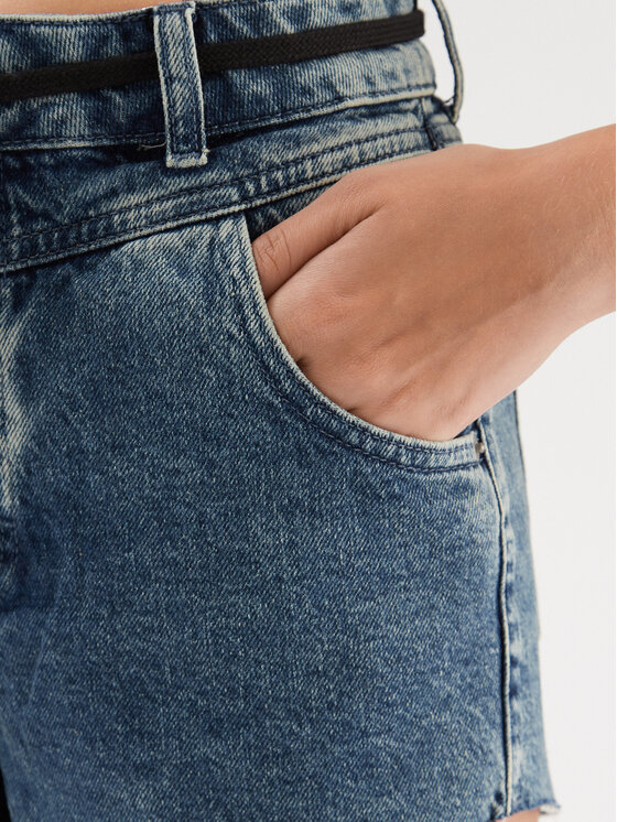 JJXX JJXX Pantaloni scurți de blugi 12233134 Albastru Loose Fit