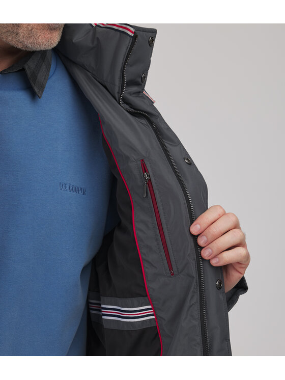 Lee Cooper Lee Cooper Kurtka zimowa RASEL2 Szary Regular Fit