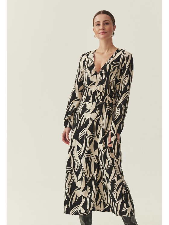 TATUUM Tatuum Sukienka codzienna GOLTE 1 Czarny Flare Fit