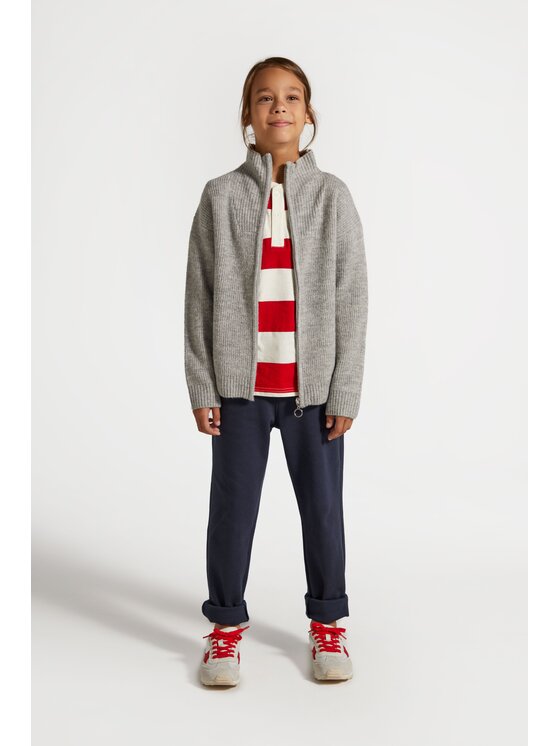 Coccodrillo Coccodrillo Sweter ZC4172202ABJ-019 Szary Regular Fit