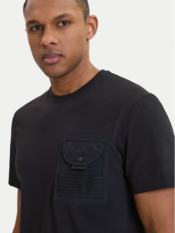 Parajumpers Parajumpers T-Shirt Malham 26SMPMTSRY01 Czarny Regular Fit