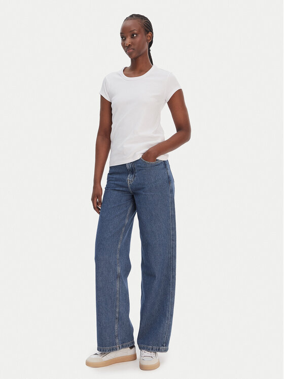 BOSS BOSS Тишърт C_Ecute 50554675 Бял Slim Fit