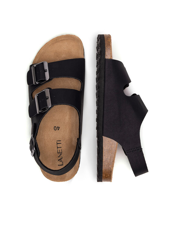 Lanetti Lanetti Sandale 7410990012 Crna