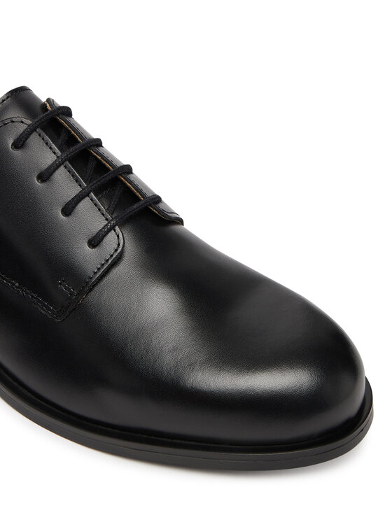 Calvin Klein Calvin Klein Cipele Ess Rubber Derby Lth HM0HM02056 Crna