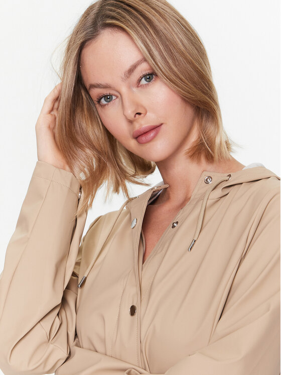Rains Rains Μπουφάν αδιάβροχο 18130 Μπεζ Regular Fit
