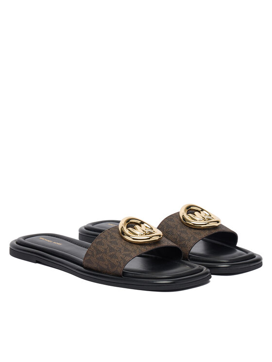 MICHAEL Michael Kors MICHAEL Michael Kors Шльопанці Milan 40F5MLFS1B Коричневий