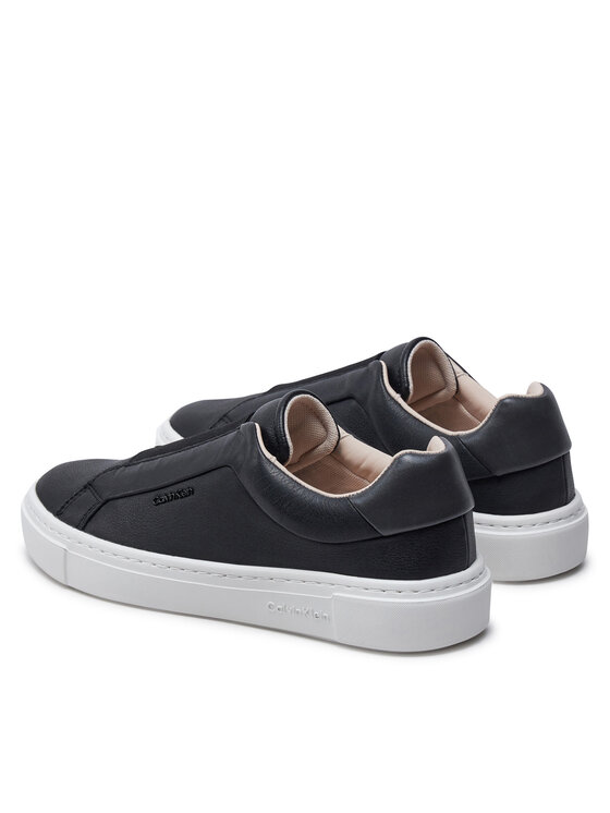 Calvin Klein Calvin Klein Сникърси Cupsole Slip On W/Ml HW0HW02289 Черен