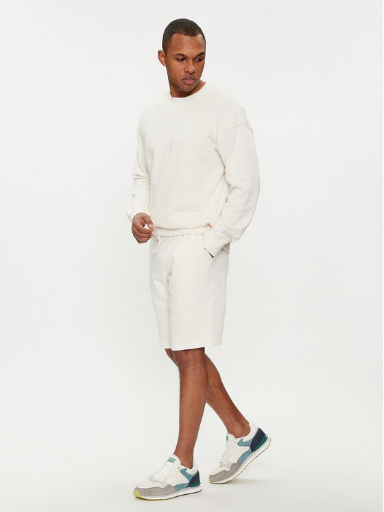 United Colors Of Benetton United Colors Of Benetton Суитшърт 3J68U1009 Екрю Regular Fit