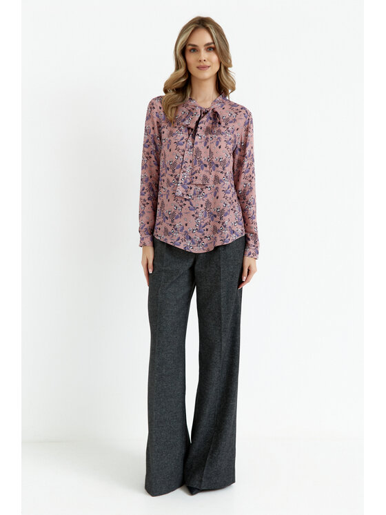 Stylove Stylove Blúzka S389 Béžová Curvy Fit