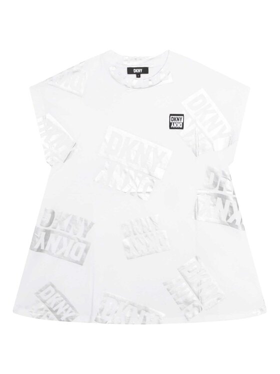 DKNY DKNY Hétköznapi ruha D32884 D Fehér Regular Fit