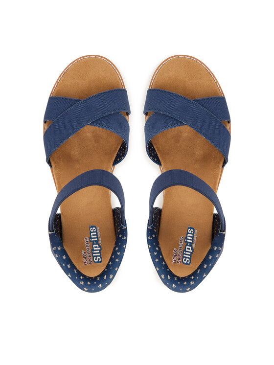 Skechers Skechers Σανδάλια BOBS Desert Kiss - Golden Lily 114418/NVY Σκούρο μπλε