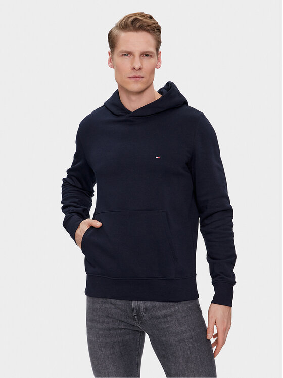 Tommy Hilfiger Tommy Hilfiger Pulóver Flag Logo MW0MW34266 Sötétkék Regular Fit