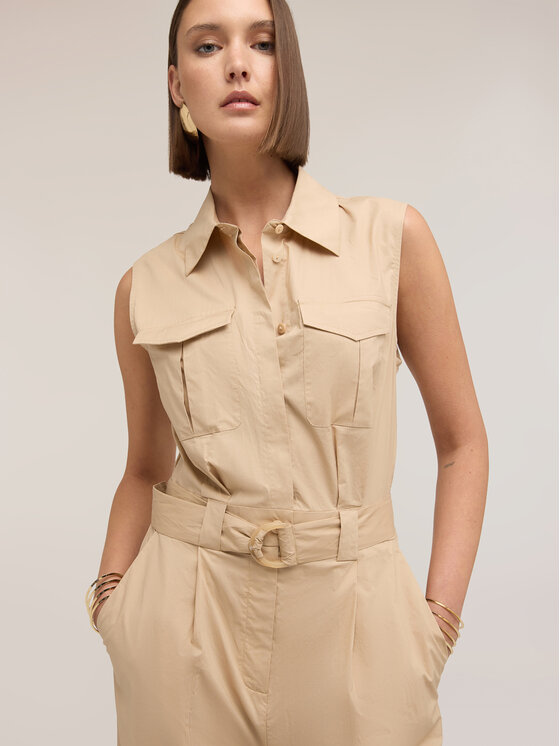 Motivi Motivi Abito da sera 7035Q003569N002 Beige Regular Fit