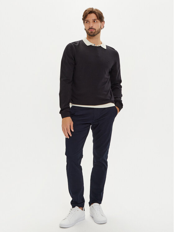 s.Oliver s.Oliver Pulover 2143173 Negru Regular Fit