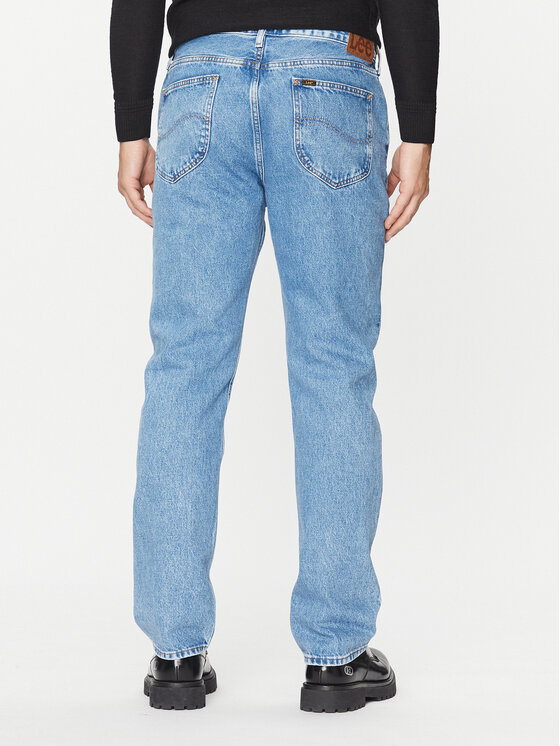Lee Lee Jeansy 112342281 Niebieski Relaxed Fit