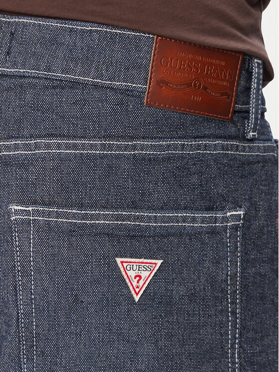 Guess Jeans Guess Jeans Jeansy M6BA0E D1875 Granatowy Loose Fit