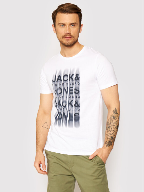 T-shirt Bane 12195041 Bianco Slim Fit