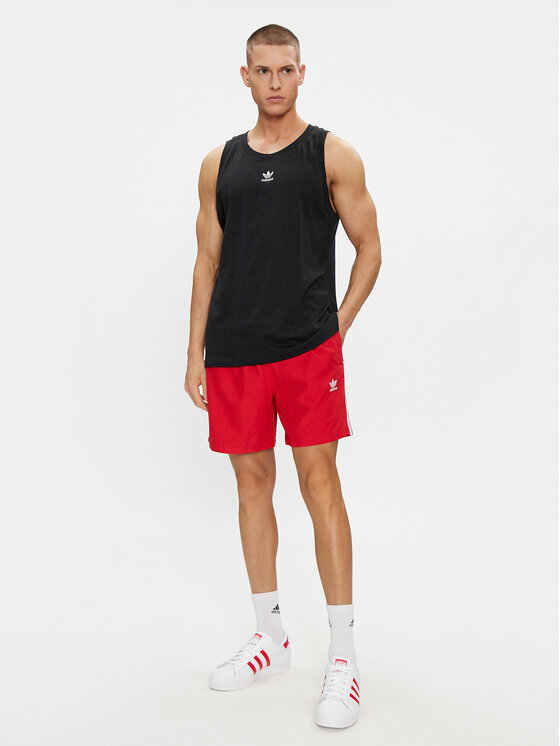 adidas adidas Мъжки топ Essentials+ Made With Hemp Tank Top HR8619 Черен Slim Fit