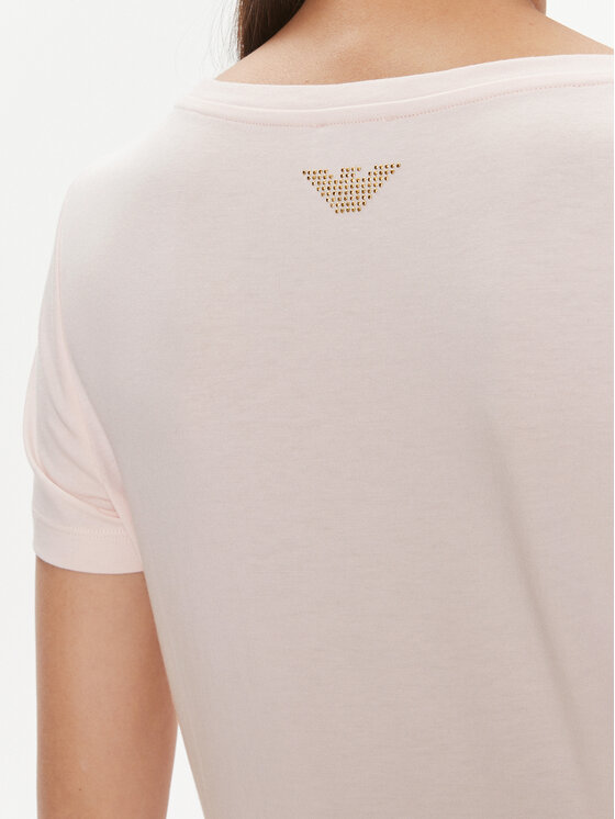EA7 Emporio Armani T shirt 8NTT67 TJDQZ 1422 Rose Skinny Fit