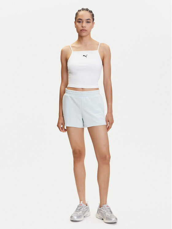 Puma Puma Športne kratke hlače No. 1 ESS 4'' 682439 Svetlo modra Regular Fit