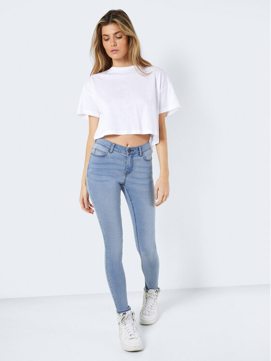Noisy May Noisy May Jeans hlače Billie 27024953 Modra Skinny Fit