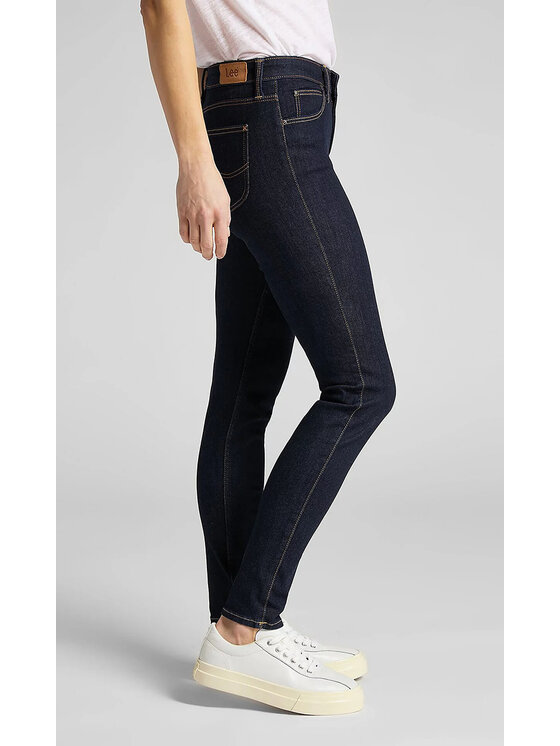 Lee Lee Jeansy Scarlett Niebieski Skinny Fit