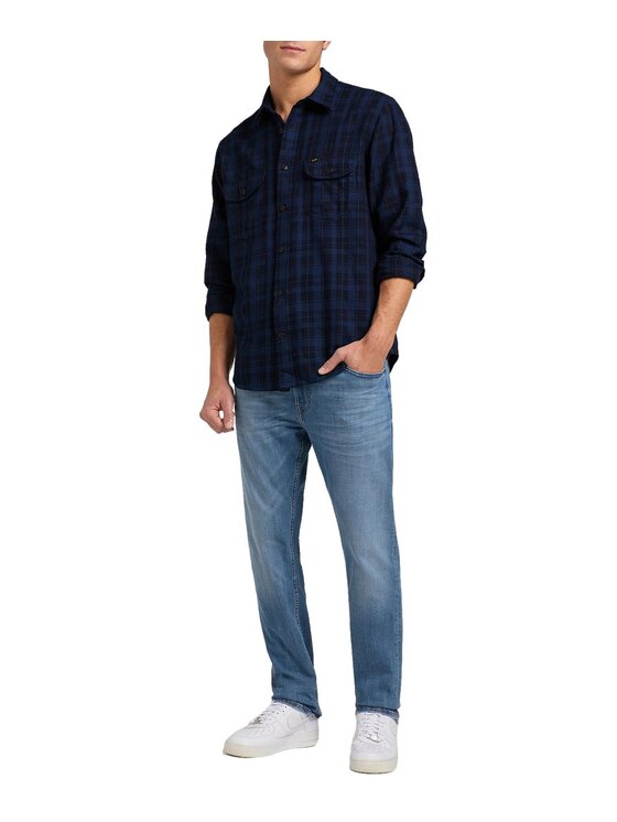 Lee Lee Jeansy L701NLLT Niebieski Slim Fit