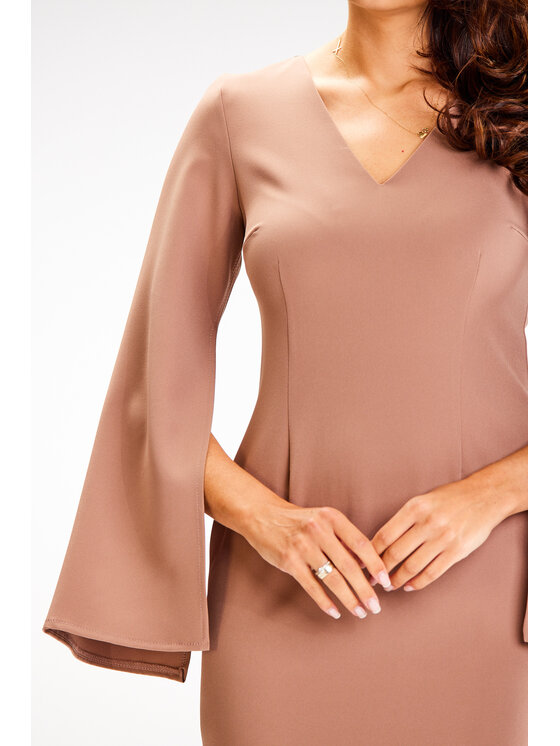 Awama Awama Abito da sera A596 Marrone Basic Fit