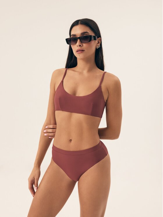 Góra od bikini, rozmiar M, Brązowy, 42844