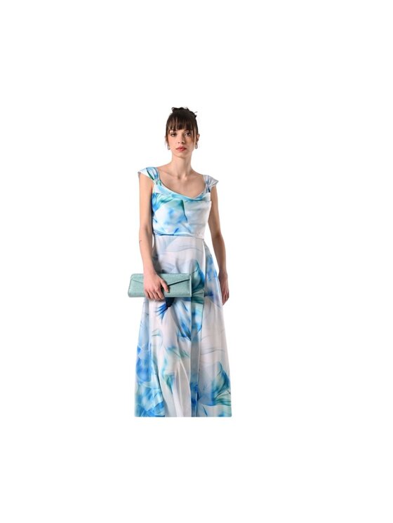 Rinascimento Rinascimento Φόρεμα βραδινό Abito donna Γαλάζιο Regular Fit