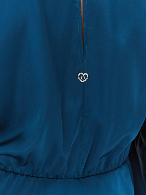 Please Please Коктейльна сукня A1UYAP7000 Бірюзовий Regular Fit