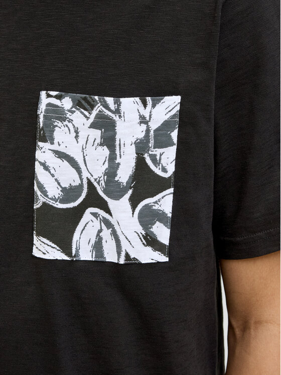Jack&Jones Jack&Jones T-shirt Split 12272995 Crna Regular Fit