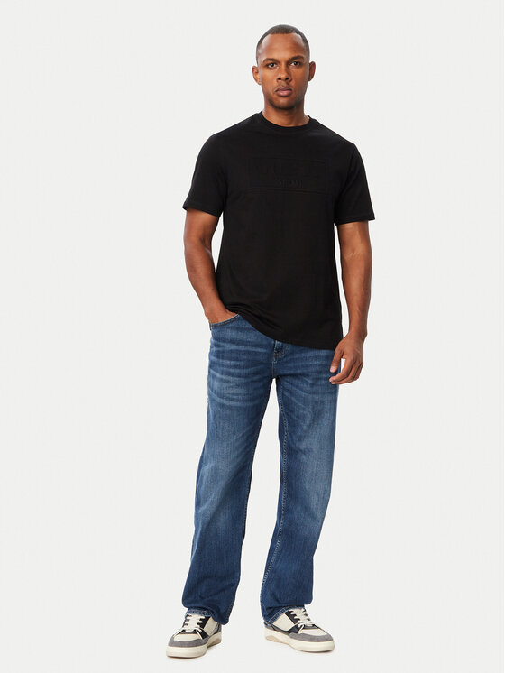 Guess Guess T-Shirt M6BI41 K6178 Μαύρο Regular Fit