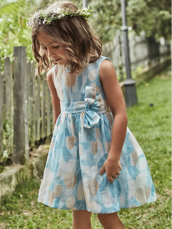 Mayoral Mayoral Elegantes Kleid 3913 Bunt Regular Fit