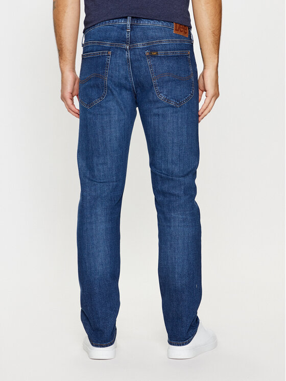 Lee Lee Jeansy 112342270 Niebieski Regular Fit